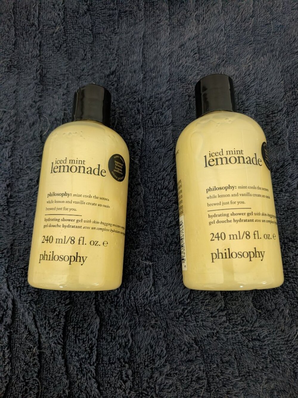 philosophy Iced Mint Lemonade Shower Gel - 2 bottles 8 oz each  NWT
